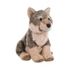 Little Silver Grey Wolf Children's Plush Beanbag Stuffed Animal Toy