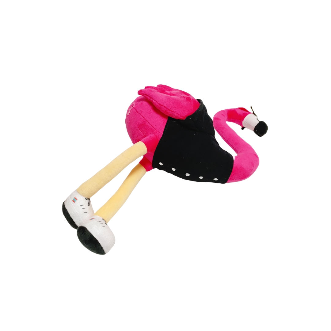 Pink Flamingo Plush Mascot Doll Custom Animal Gift Soft CE Stuffed Toys