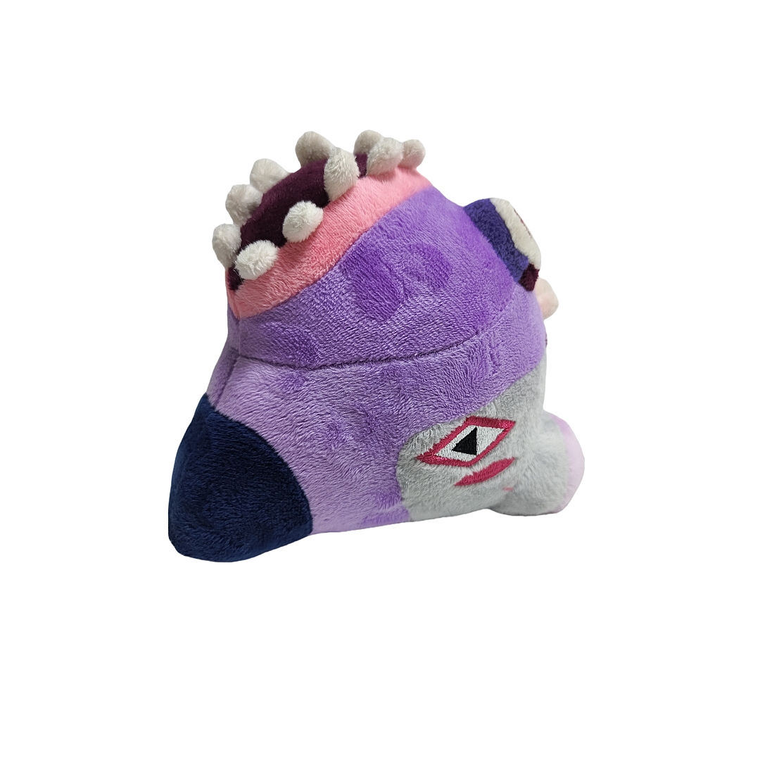 Monster purple weird plush four eyes stuffed animal custom CE gift soft toys