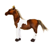 Custom Wholesale Child Toy Plush Stuffed Simulated Printing Horse Doll