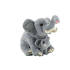 Educational Toy Set Plush Stuffed Animal Mother and Baby Elephant Doll