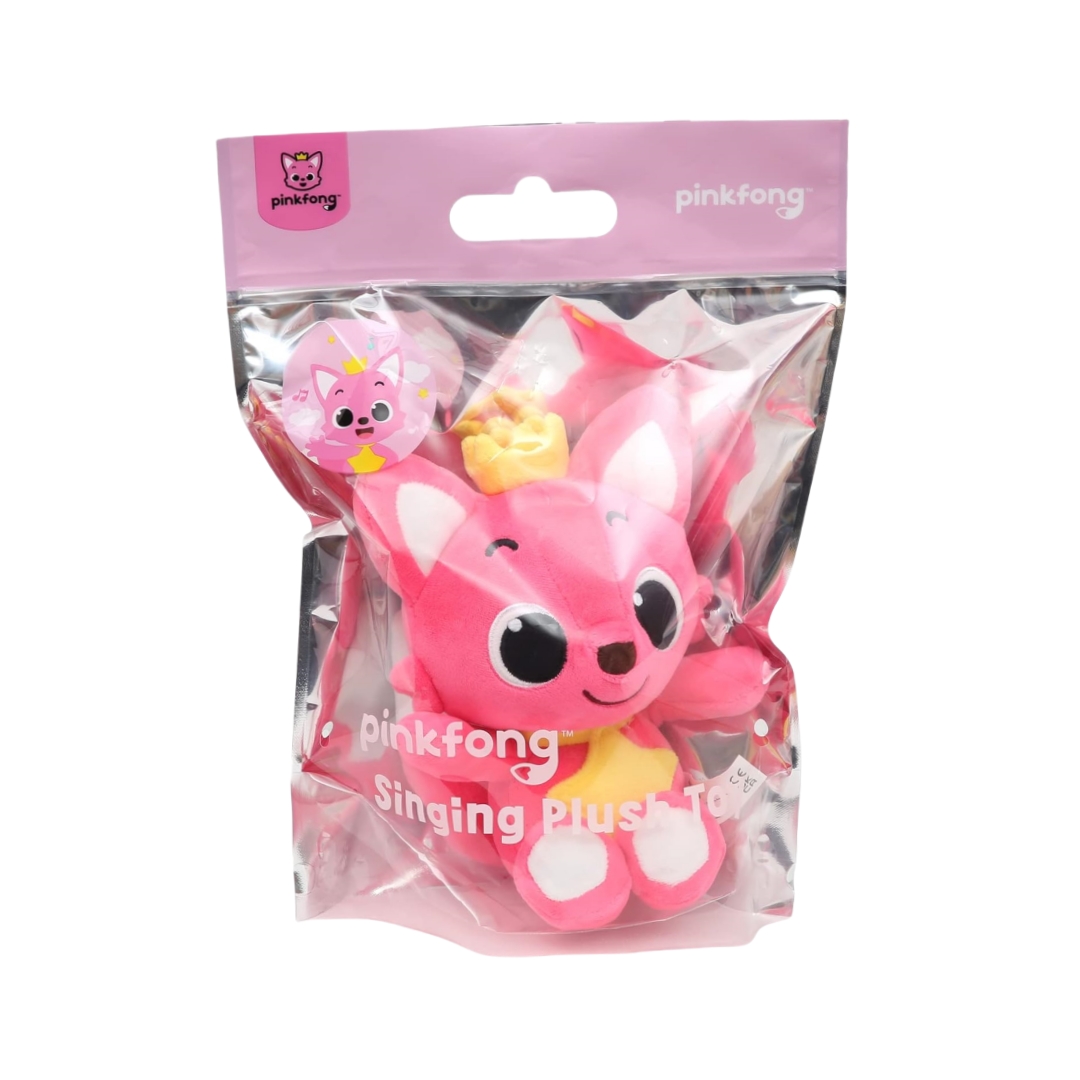 Pinkfong Singing Plush Stuffed Cat Gift Kids Custom Toy