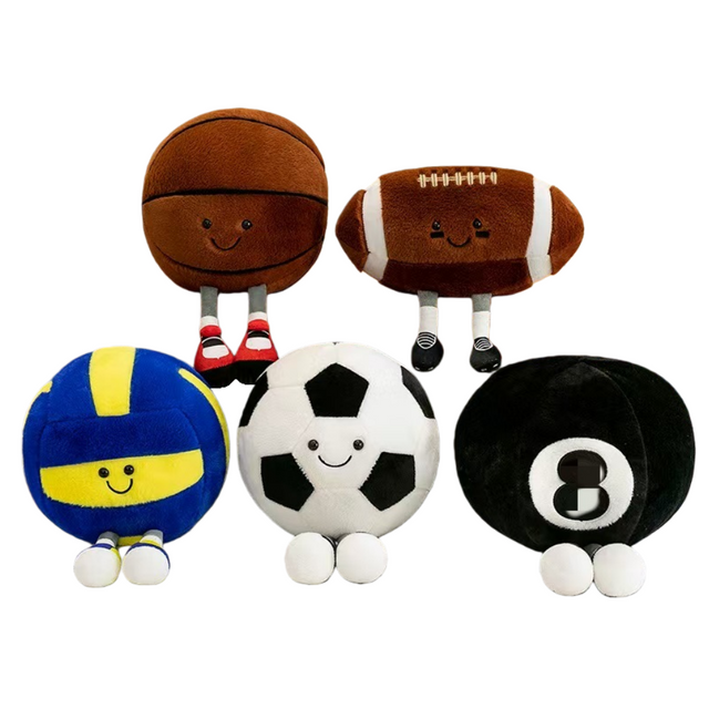 New Arrival Plush Stuffed Cartoon Ball Series Toy Doll Boy Gift