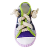 High Quality Pet Plush Shoe Shape Dog Squeaky Chew Rope Toy