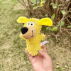 Yellow Blue Dog Mop Plush Soft Dog Chewy Squeaky Custom Pet Toys
