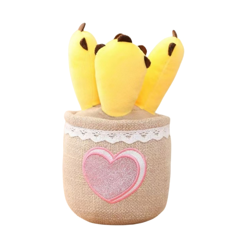 Adorable Plush Stuffed Cartoon Bear Claw Plants Toy Girl Gift