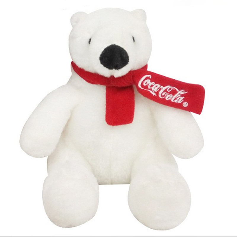 Custom Brand Mascot Plush Stuffed Cartoon Polar Bear Toy Doll Gift