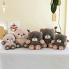 Katuni nzuri iliyotiwa vitu vya katuni, Bean Bear Toy Doll Zawadi ya Mtoto