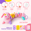 Creative Plush Electric Soft Pink Dog Baby Toy Doll Children Gift