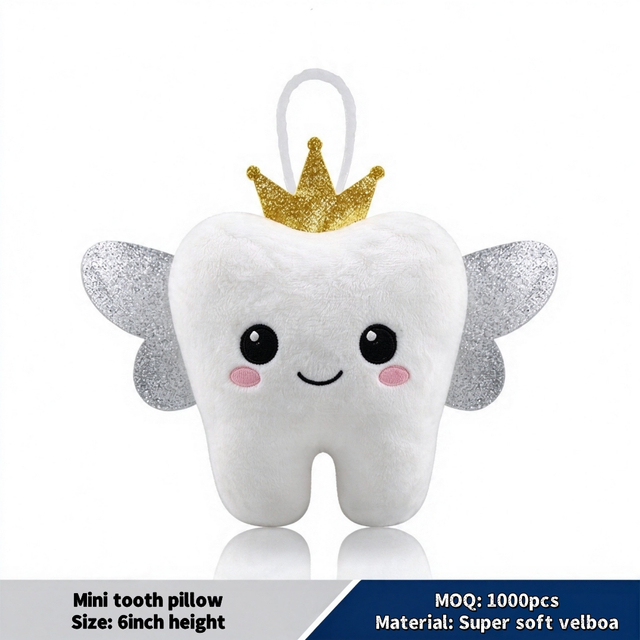 Cute Tooth Fairy Plush Toy Keeps Precious Memories For Little Kids