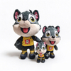 Grey Soft Smiling Wolf Plush Gifts Wholesale Mascot Animal Toys