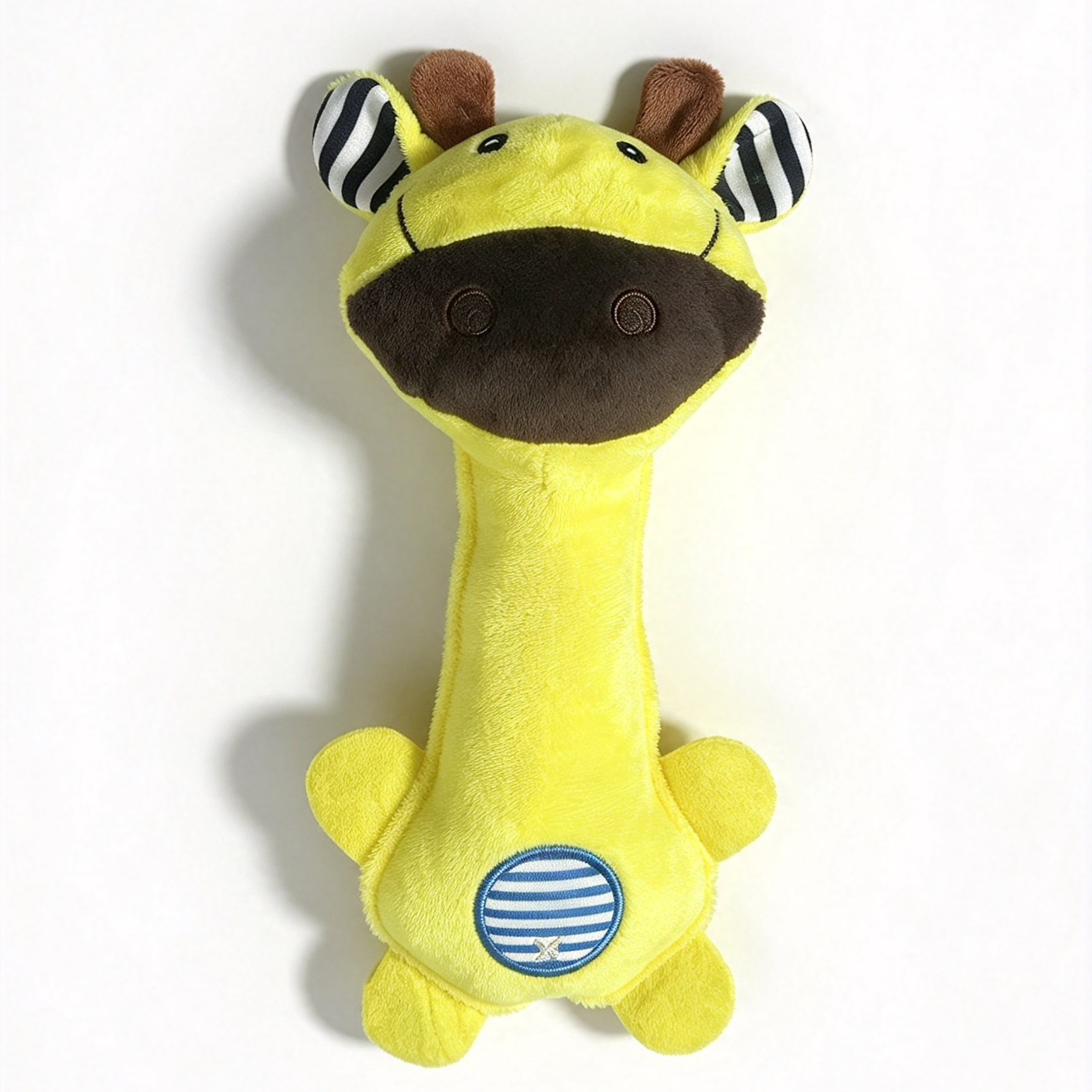 Custom Logo Plush Soft Cute Animal Baby Squeaky Child Toy
