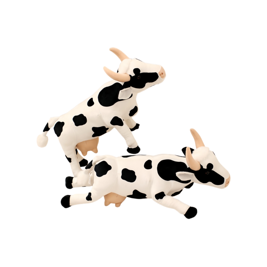 Milk Cow Plush Standing Animal Simulation Doll Wholesale Soft Stuffed Toys