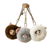 High Quality Wholesale Plush Soft Cartoon Alpaca Custom Toy Keychain