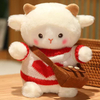 Custom Valentine's Day Gift Couple Lamb Plush Stuffed Sheep Toy with Sweater
