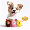 Novelty Fluffy Plush Dog Chewy Crinkle Factory Wholesale Custom Pet Toys