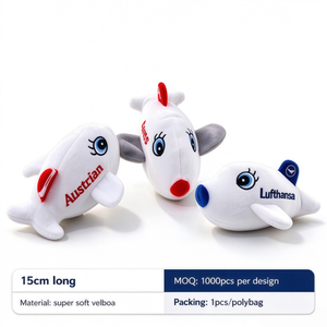 Lufthansa Austrian Swiss Airlines 5inches Mini Soft Plush Gift Give Away Toys