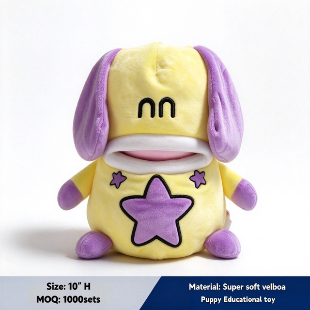 Cute Puppy Anatomy Plush Doll with Removable Organ Parts for Kids