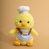 Cute Chef Animal Plush Dolls Soft Stuffed Toys for Kids Gifts
