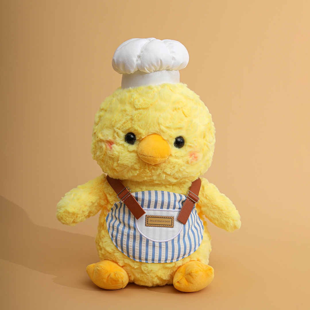 Cute Chef Animal Plush Dolls Soft Stuffed Toys for Kids Gifts