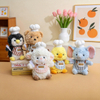 Cute Chef Animal Plush Dolls Soft Stuffed Toys for Kids Gifts