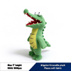 Green Aligator Cute Soft Fleece Stuffed Custom Gift Plush Toy