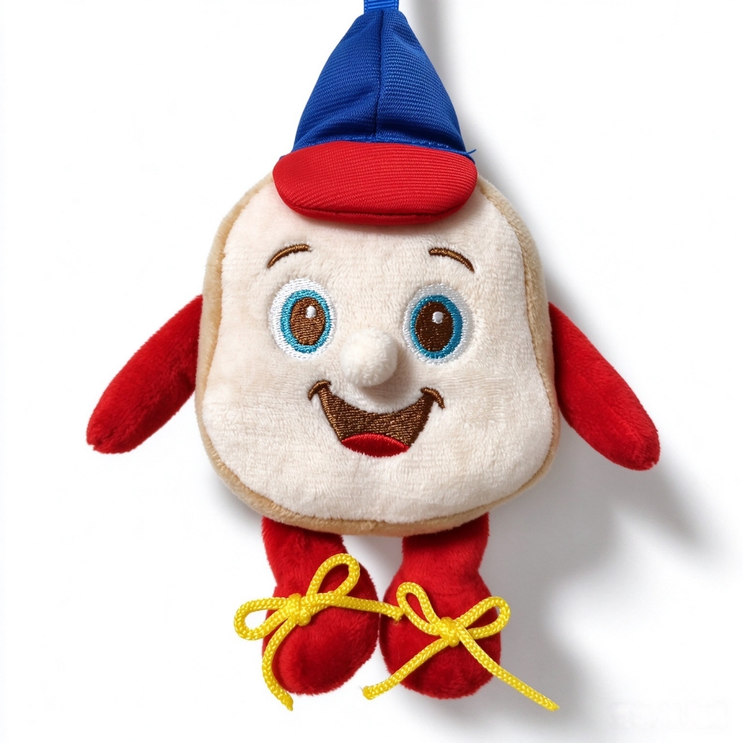 Custom Plush Bread Slice Toast Keychain Soft Stuffed Gift Wholesale Toys