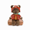 Vintage Pilot Brown Teddy Bear Custom Plush Toy Gift For Kids