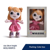 My little pink girl first plush gift mascot factory wholesale OEM soft custom stuffed fairy doll toy