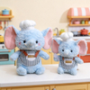 Cute Chef Animal Plush Dolls Soft Stuffed Toys for Kids Gifts