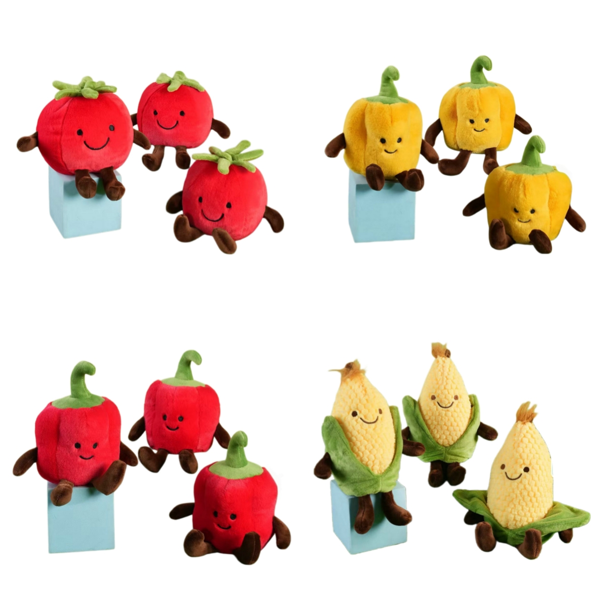 Custom Blind Box Toy Plush Stuffed Soft Cute Fruit Girl Gift