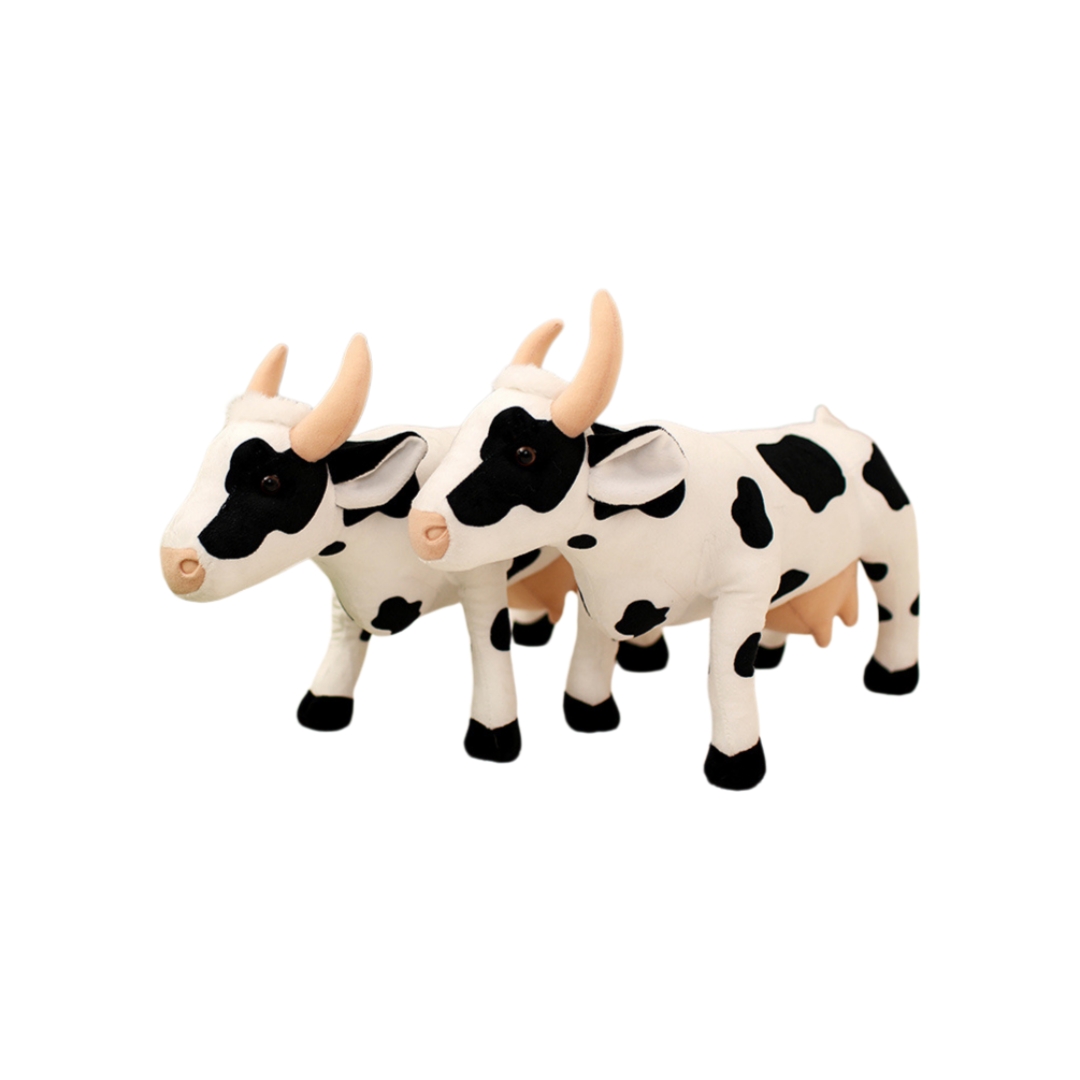 Milk Cow Plush Standing Animal Simulation Doll Wholesale Soft Stuffed Toys