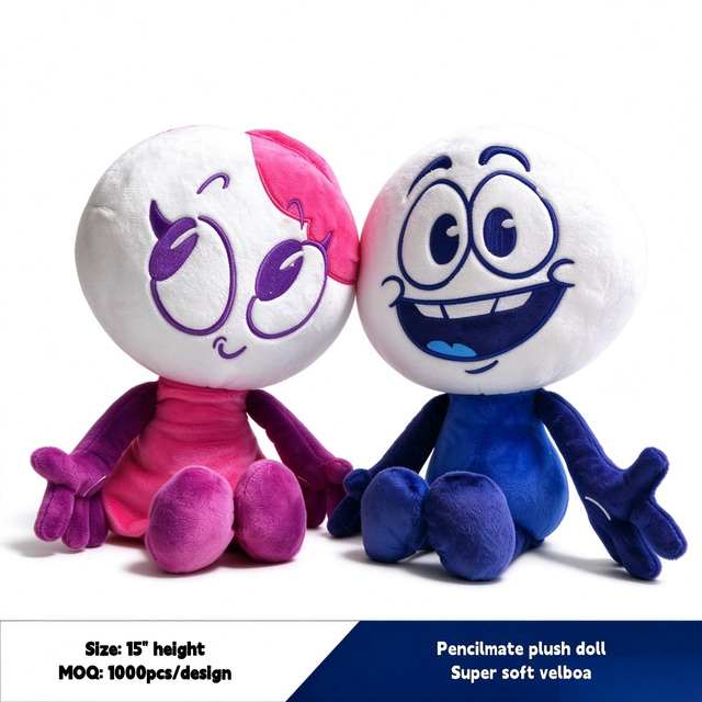 Boneca Pencilmate pel&uacute;cia macia figura de videogame brinquedo personalizado