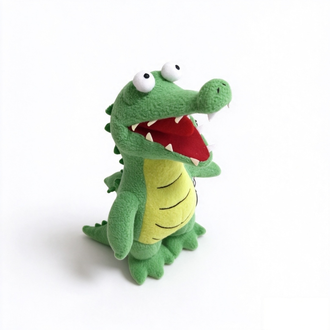 Green Aligator Cute Soft Fleece Stuffed Custom Gift Plush Toy