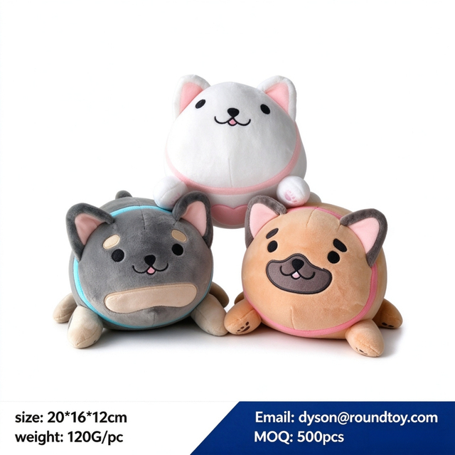 Soft Mini Dog Pillow Plush Animal Adorable Gift Cushion Wholesale Kids Toys