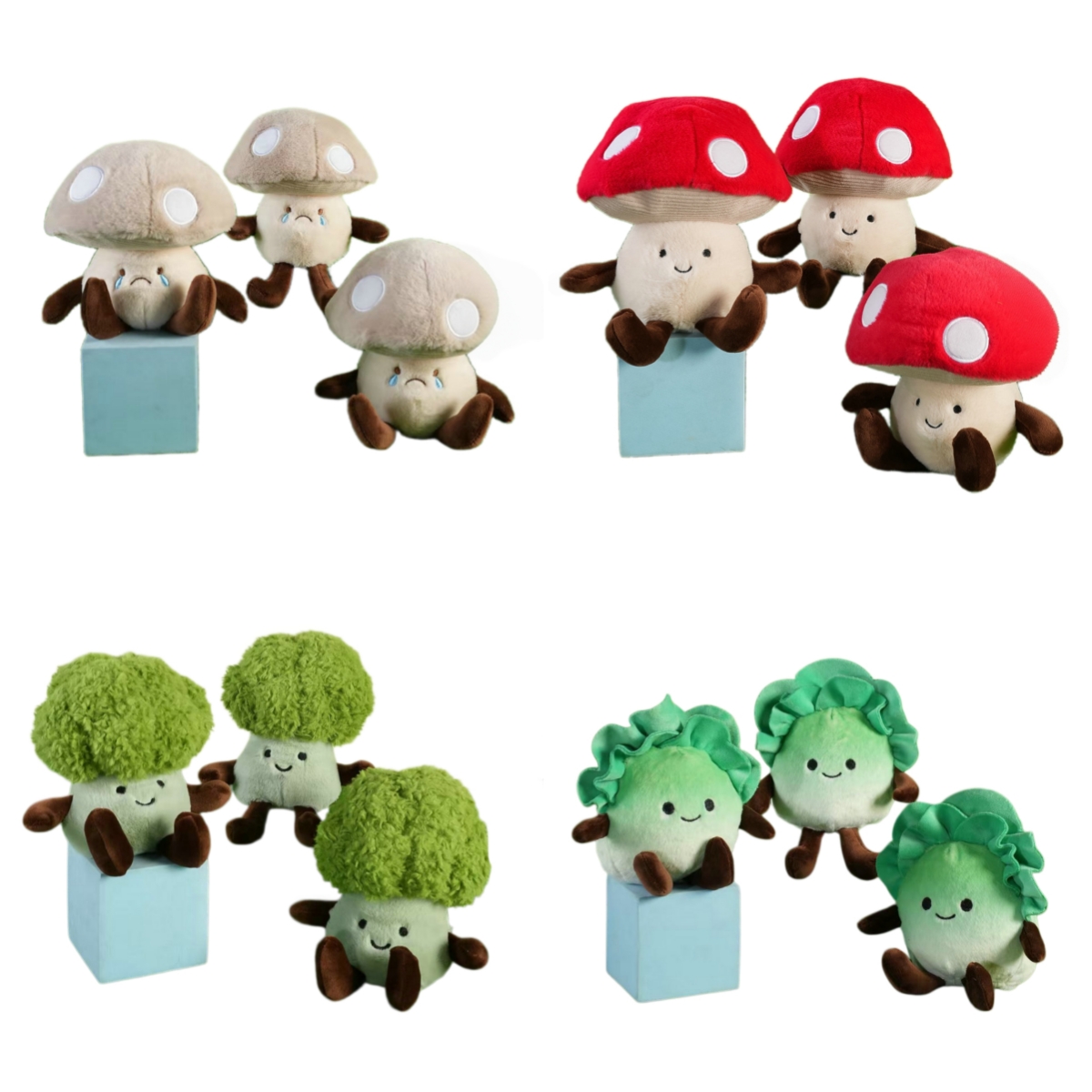 Custom Blind Box Toy Plush Stuffed Soft Cute Fruit Girl Gift