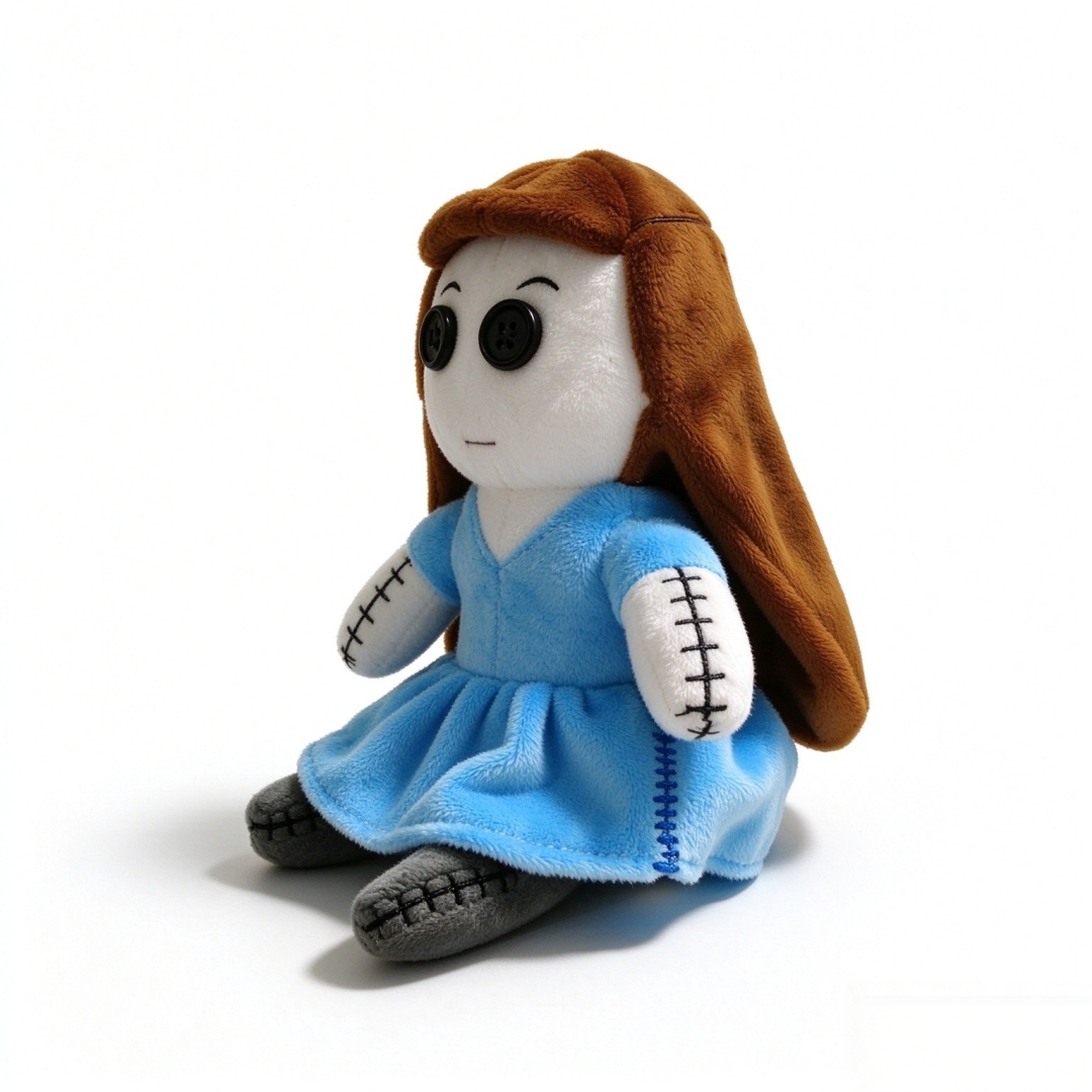 Blue Dressed soft rag Doll custom Plush Gift Girl Toy