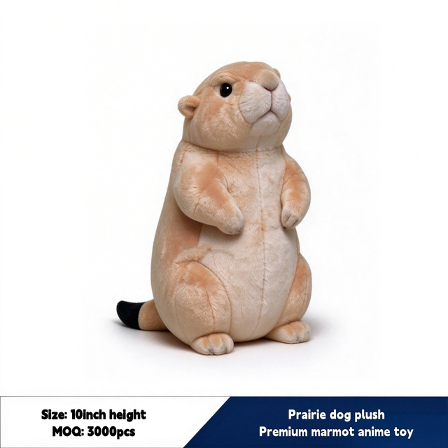 Prairie Dog Soft Fluffy Plush Stuffed Animal Custom Mascot Gift Toys