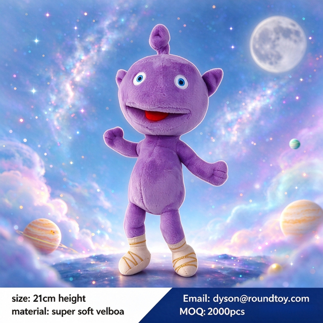 Purple Alien Custom Soft Stuffed Doll Plush Wholesale Gift Kids Toys