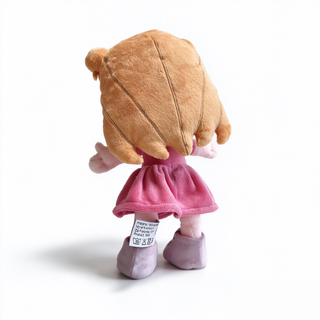 My little pink girl first plush gift mascot factory wholesale OEM soft custom stuffed fairy doll toy