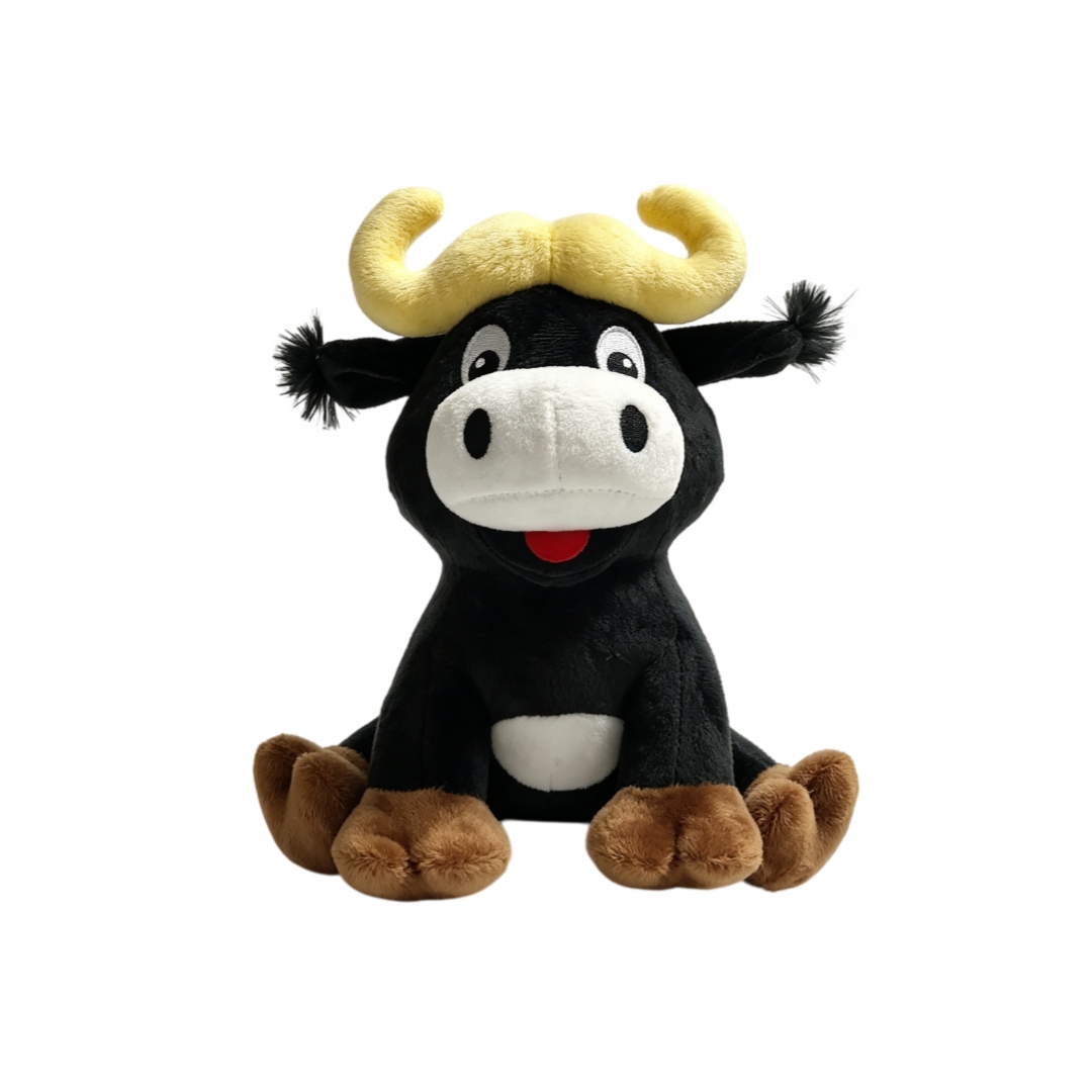 Custom Farm Animal Plush Cow Soft Stuffed Toy With CE CPC Certification
