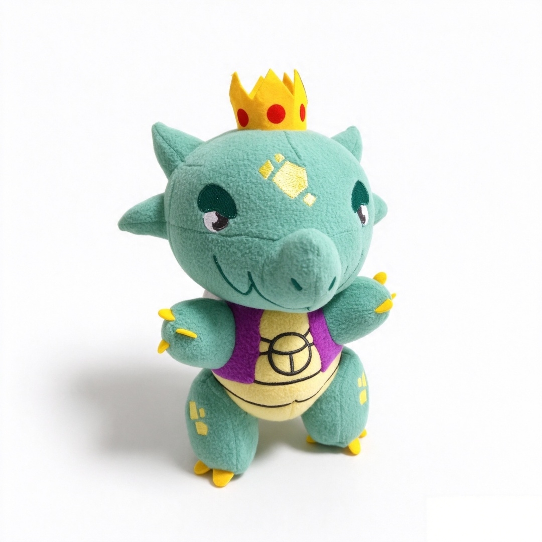 Emperor Dragon Crown Doll Custom Plush Stuffed Animal Toy