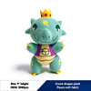 Emperor Dragon Crown Doll Custom Plush Stuffed Animal Toy