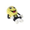 Yellow Hot Balloon Plush Embroidered Doll Soft Smile Custom Wholesale Gift Toys