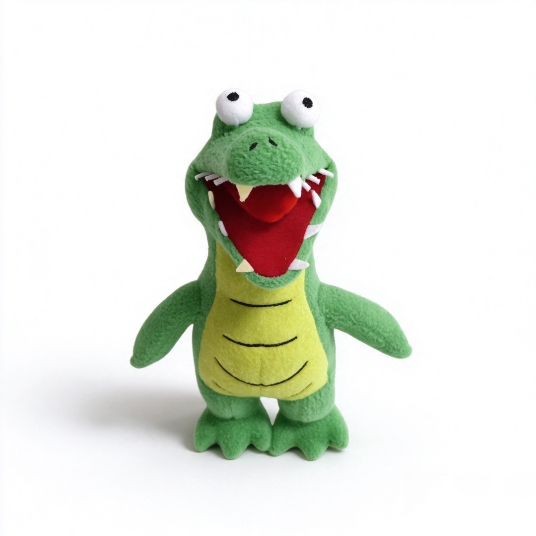 Green Aligator Cute Soft Fleece Stuffed Custom Gift Plush Toy