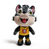 Grey Soft Smiling Wolf Plush Gifts Wholesale Mascot Animal Toys