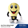 Yellow Hot Balloon Plush Embroidered Doll Soft Smile Custom Wholesale Gift Toys