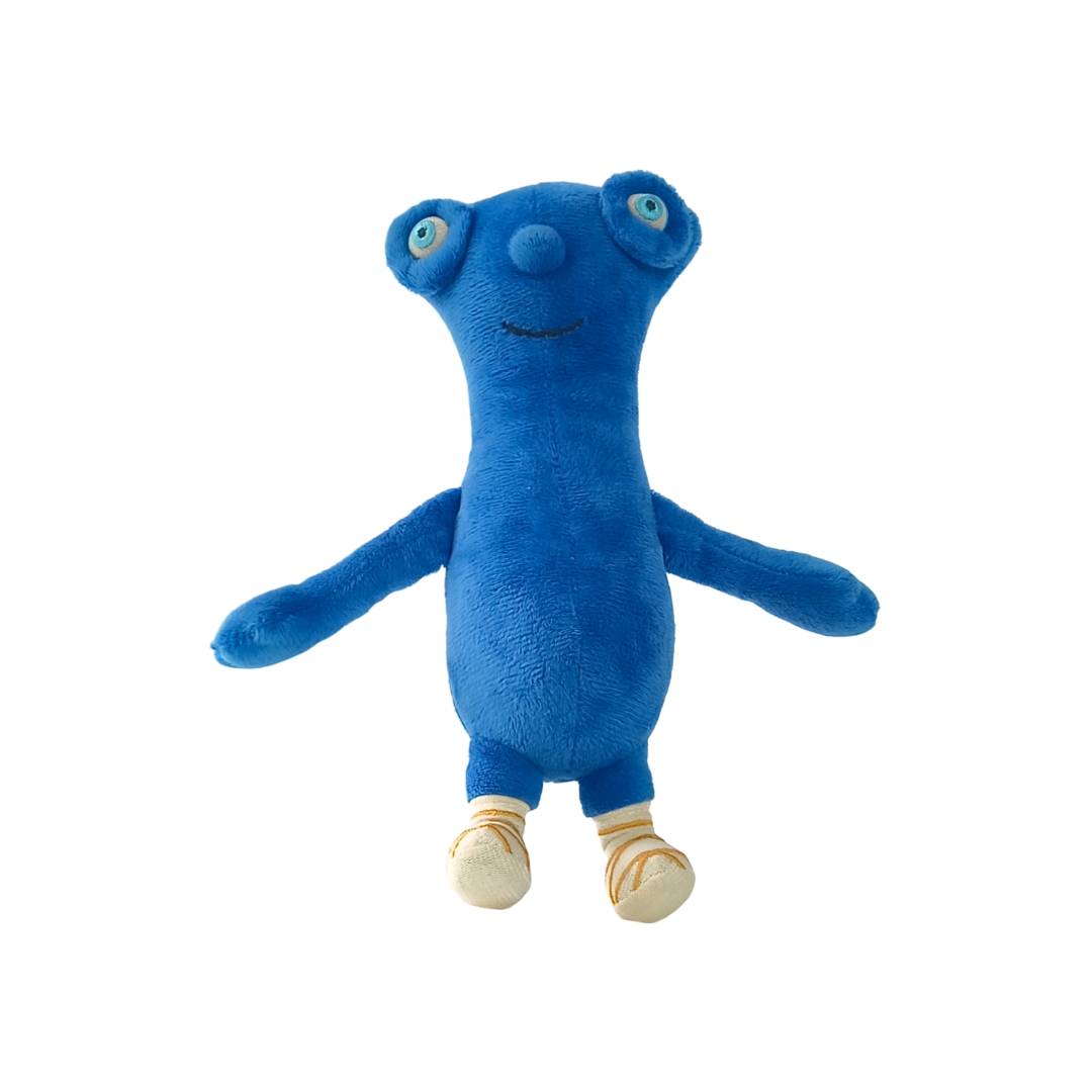 Blue Custom Cartoon Tv Doll Plush Soft Wholesale Stuffed Gift Kids Toys