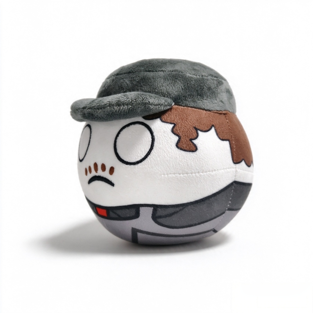 Ball head Doll Worker Boi Custom Stuffed Plush soft Toy