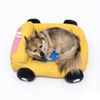 Car plush pet bed soft custom wholesale dog stuffed bed